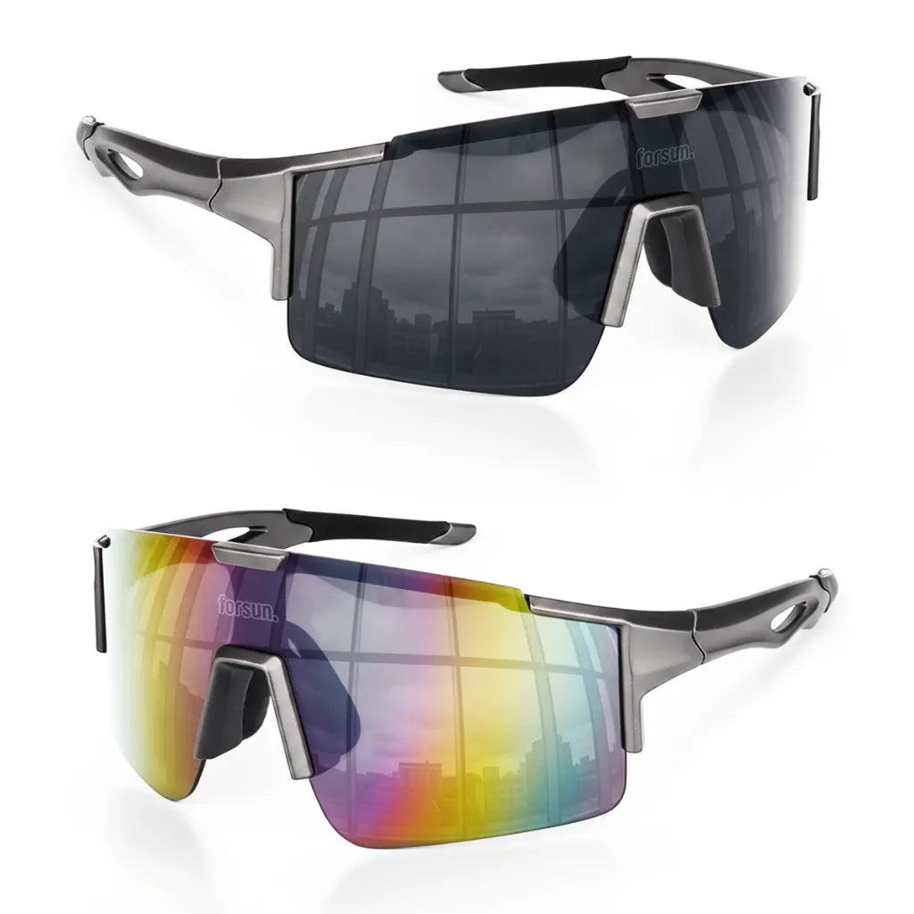 Impulse Forsun - Óculos de Sol Esportivo para Corrida Ciclismo e Beach Tennis Baixa Pace