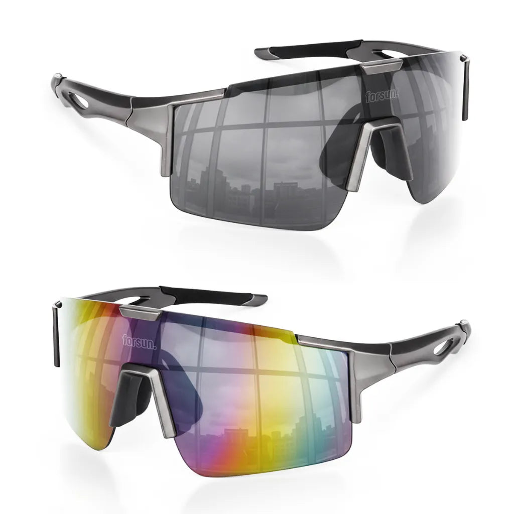 Impulse Forsun - Óculos de Sol Esportivo para Corrida Ciclismo e Beach Tennis Baixa Pace