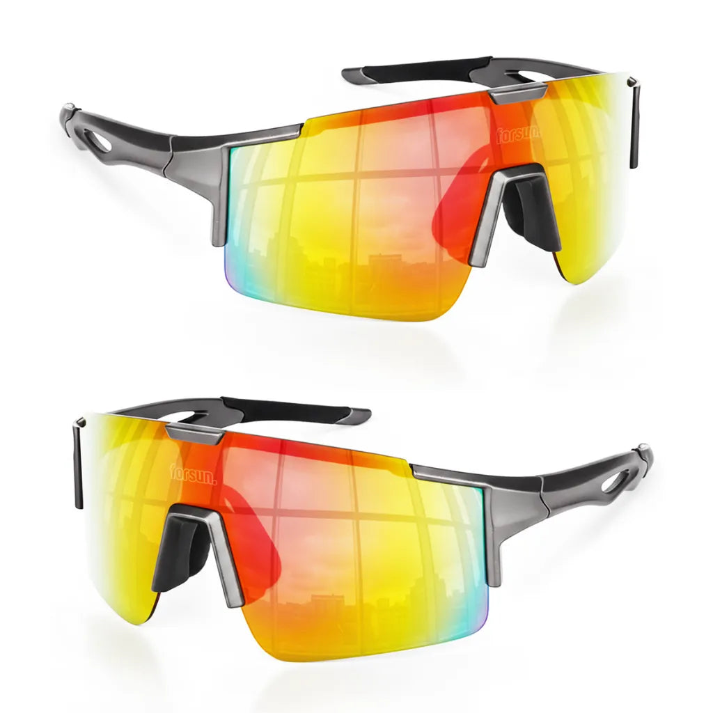 Impulse Forsun - Óculos de Sol Esportivo para Corrida Ciclismo e Beach Tennis Baixa Pace