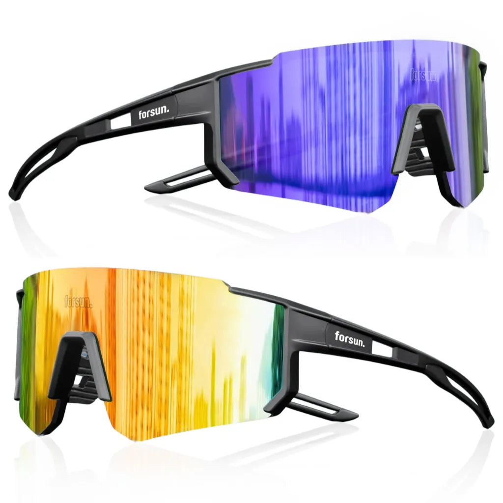 Performance Pro Forsun - Óculos de Sol Esportivo para Corrida Ciclismo e Beach Tennis Baixa Pace