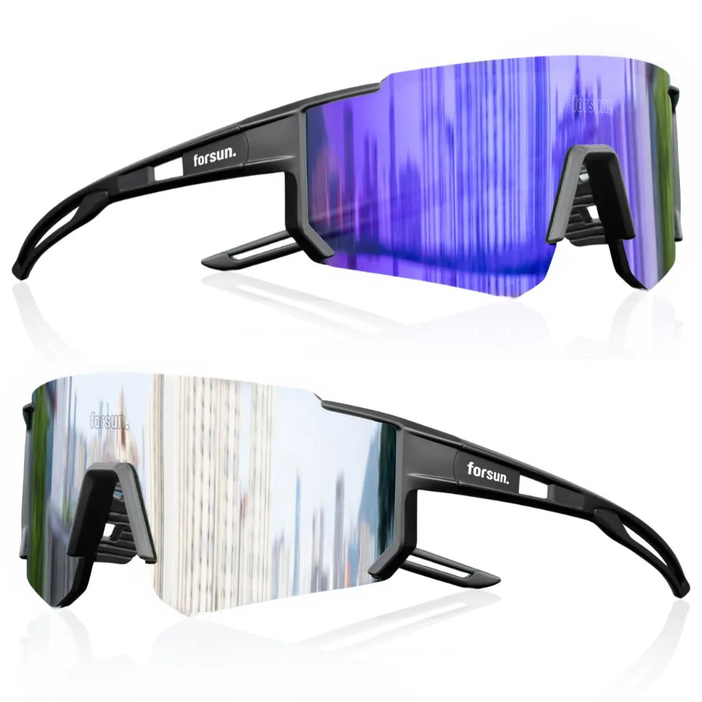 Performance Pro Forsun - Óculos de Sol Esportivo para Corrida Ciclismo e Beach Tennis Baixa Pace