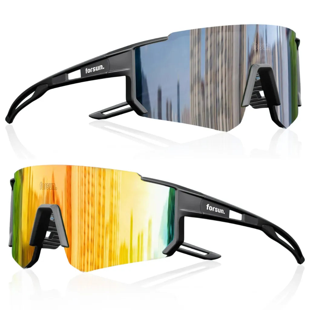 Performance Pro Forsun - Óculos de Sol Esportivo para Corrida Ciclismo e Beach Tennis Baixa Pace