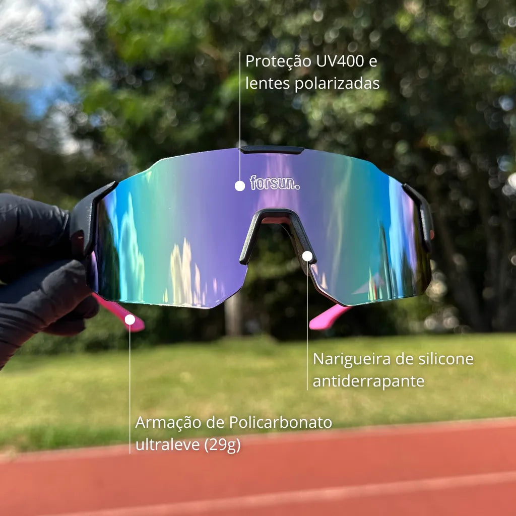 Movement Forsun - Óculos de Sol Esportivo para Corrida Ciclismo e Beach Tennis Baixa Pace