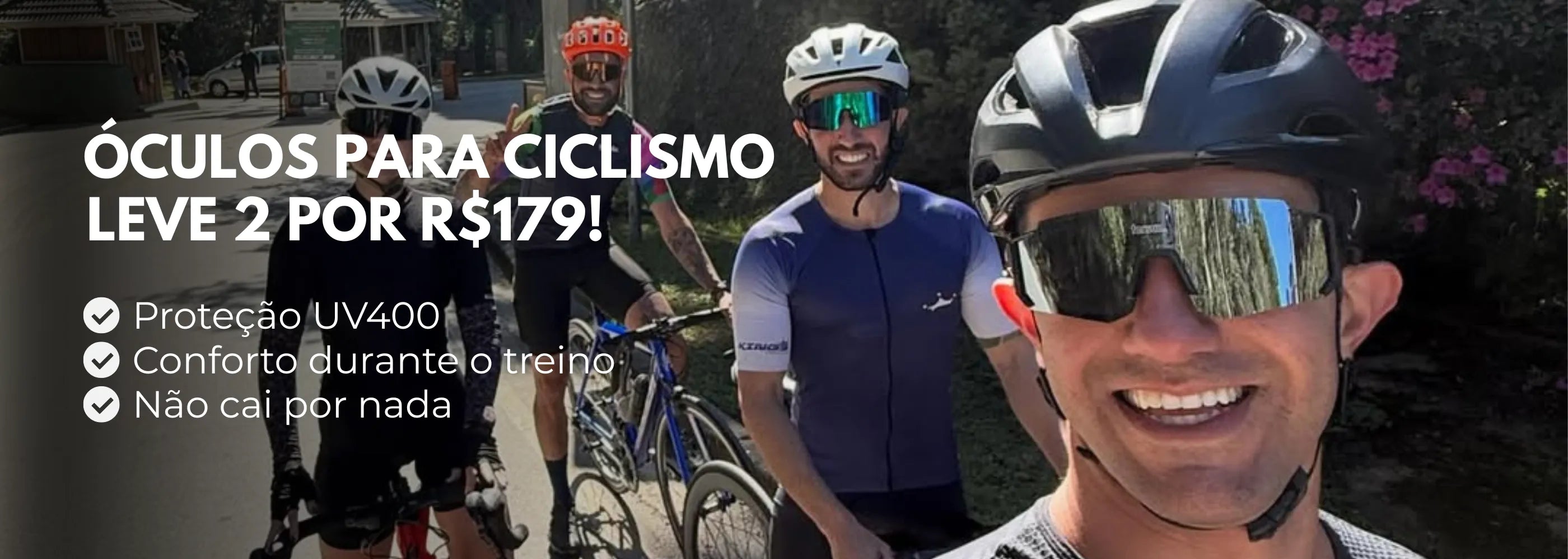 Óculos de Sol Esportivo para Corrida Ciclismo e Beach Tennis