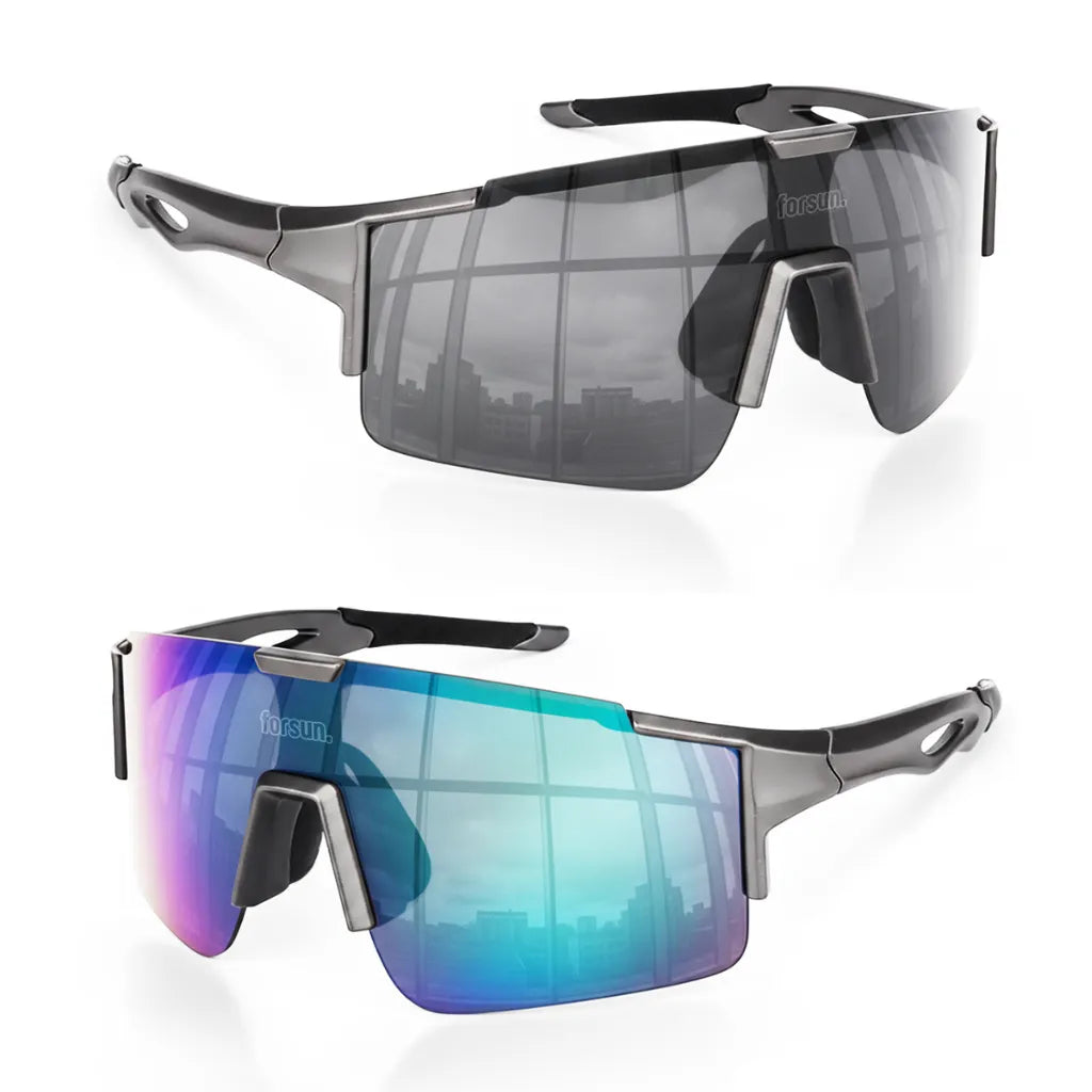 Impulse Forsun - Óculos de Sol Esportivo para Corrida Ciclismo e Beach Tennis Baixa Pace