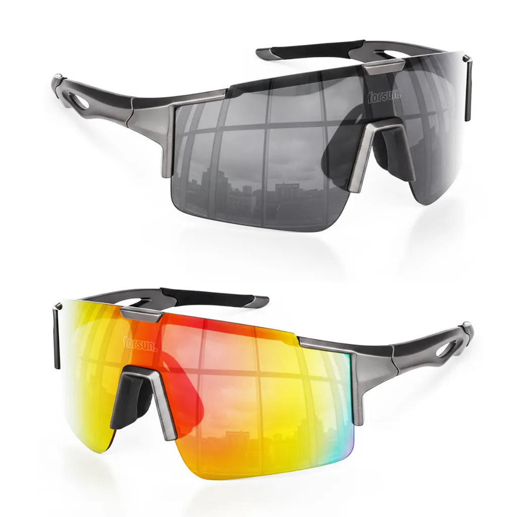 Impulse Forsun - Óculos de Sol Esportivo para Corrida Ciclismo e Beach Tennis Baixa Pace