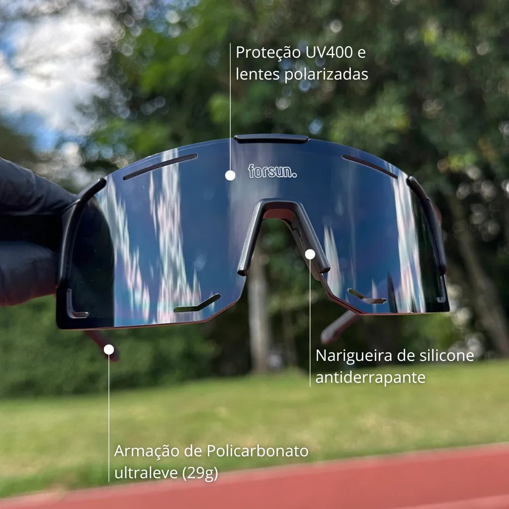 Horizon Forsun - Óculos de Sol Esportivo para Corrida Ciclismo e Beach Tennis
