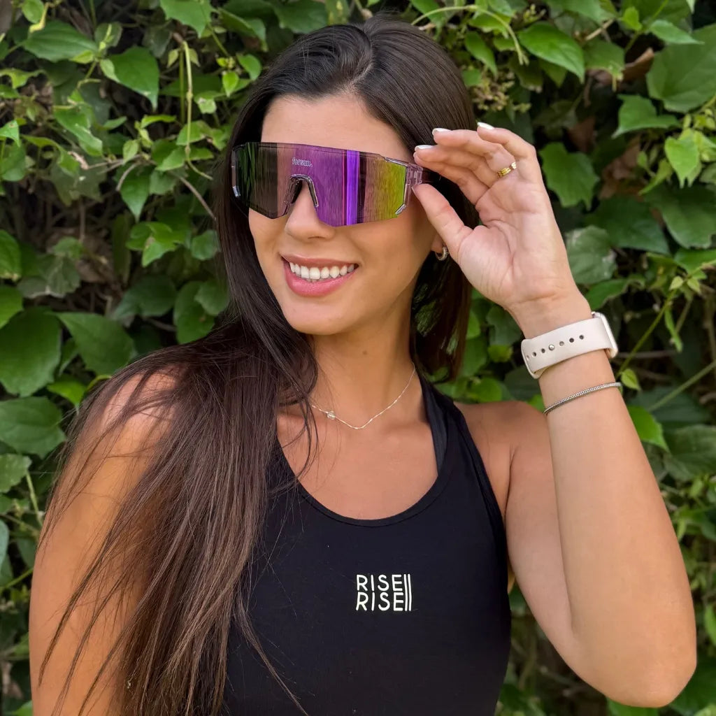 Luna Forsun - Óculos de Sol Esportivo para Corrida Ciclismo e Beach Tennis Baixa Pace