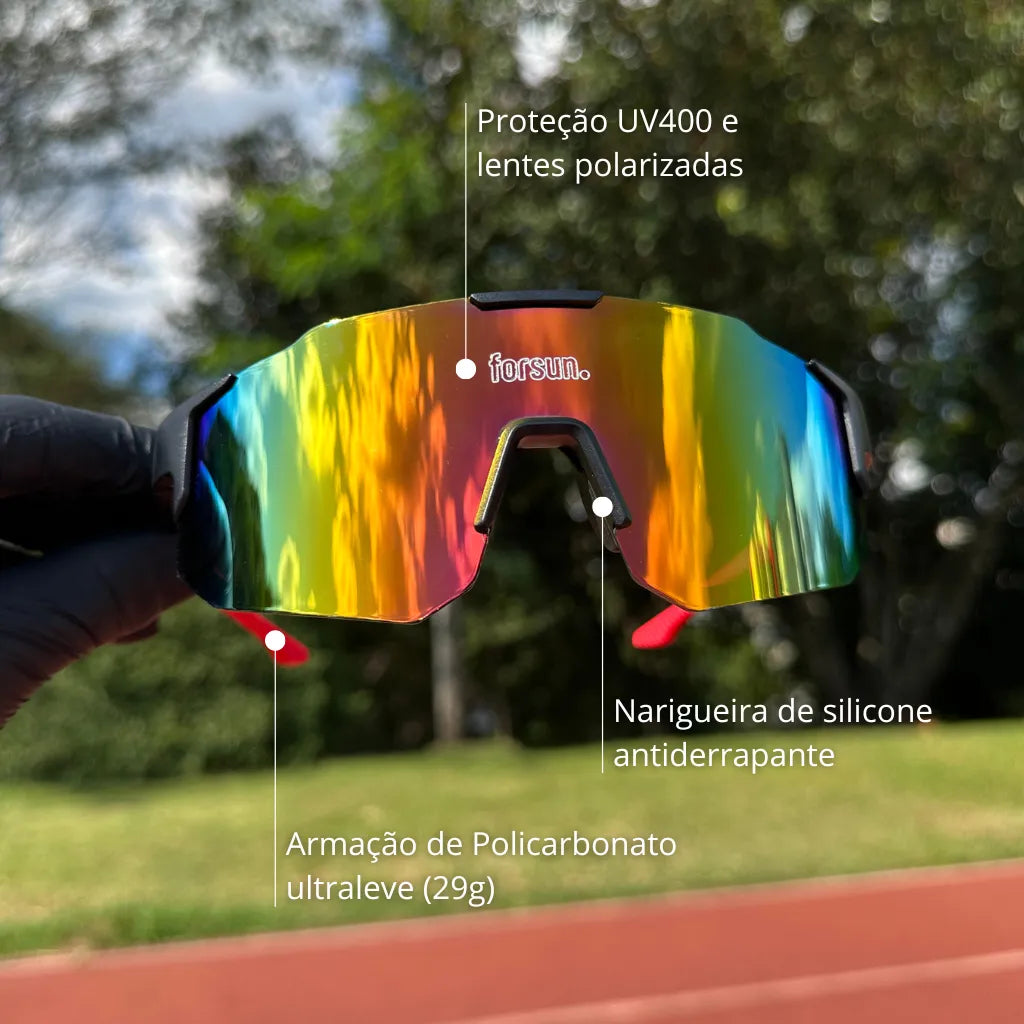 Movement Forsun - Óculos de Sol Esportivo para Corrida Ciclismo e Beach Tennis Baixa Pace