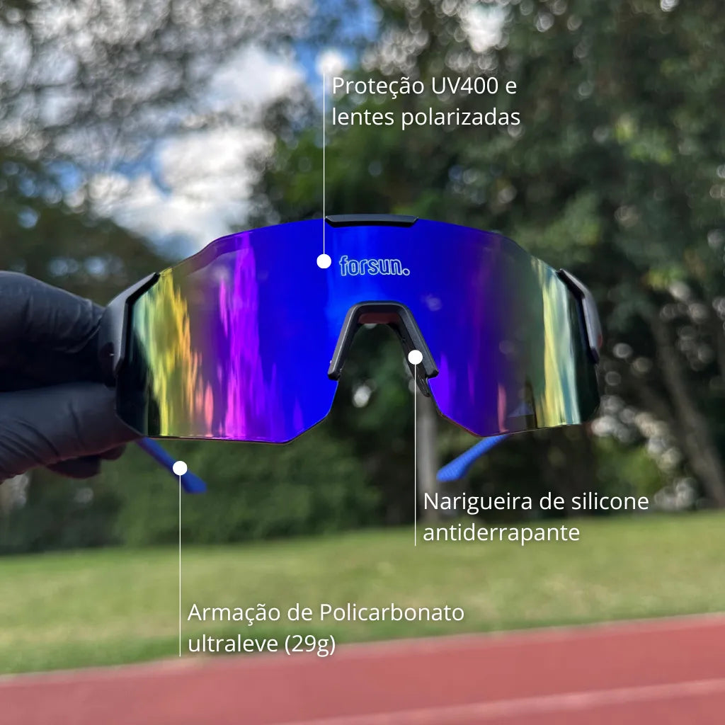 Movement Forsun - Óculos de Sol Esportivo para Corrida Ciclismo e Beach Tennis Baixa Pace