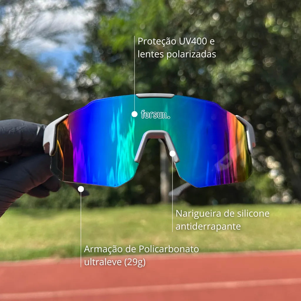 Movement Forsun - Óculos de Sol Esportivo para Corrida Ciclismo e Beach Tennis Baixa Pace