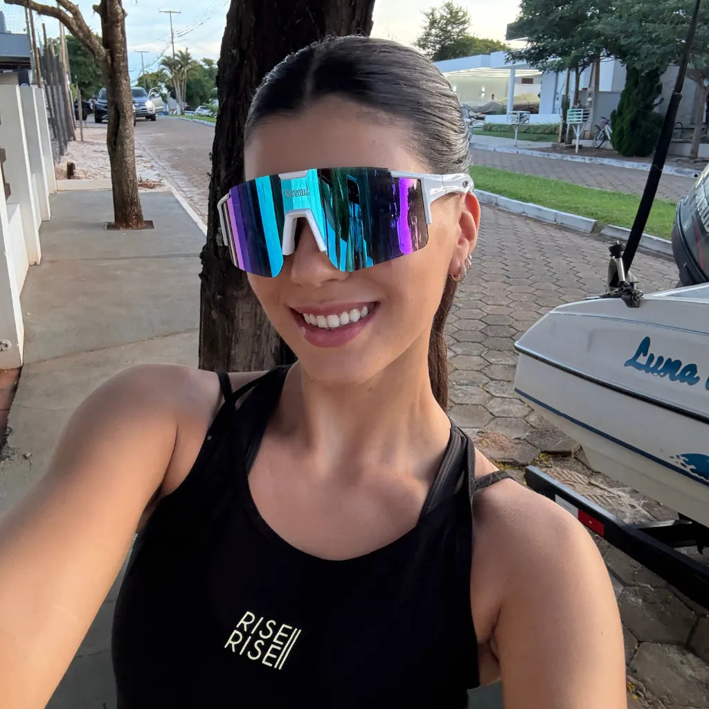 Impulse Forsun - Óculos de Sol Esportivo para Corrida Ciclismo e Beach Tennis Baixa Pace