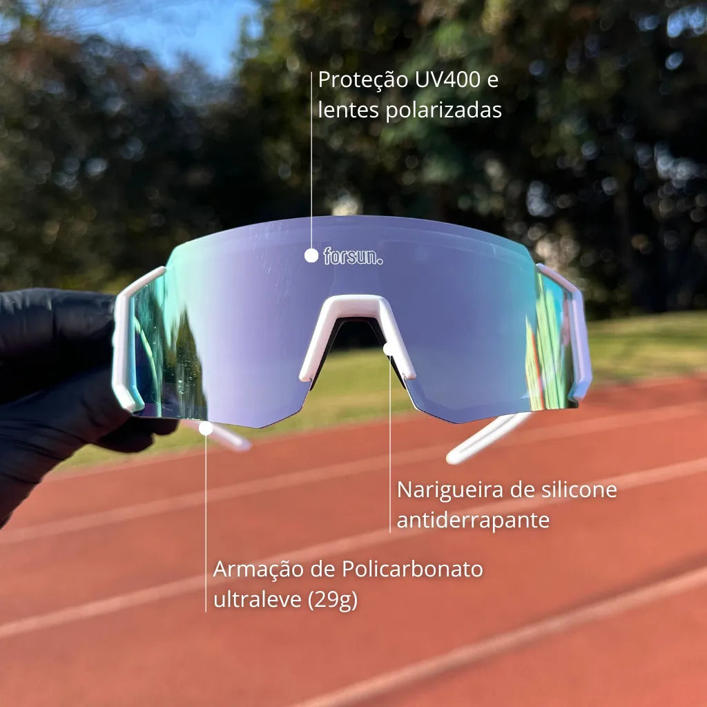 Performance Pro Forsun  - Óculos de Sol Esportivo para Corrida Ciclismo e Beach Tennis Baixa Pace