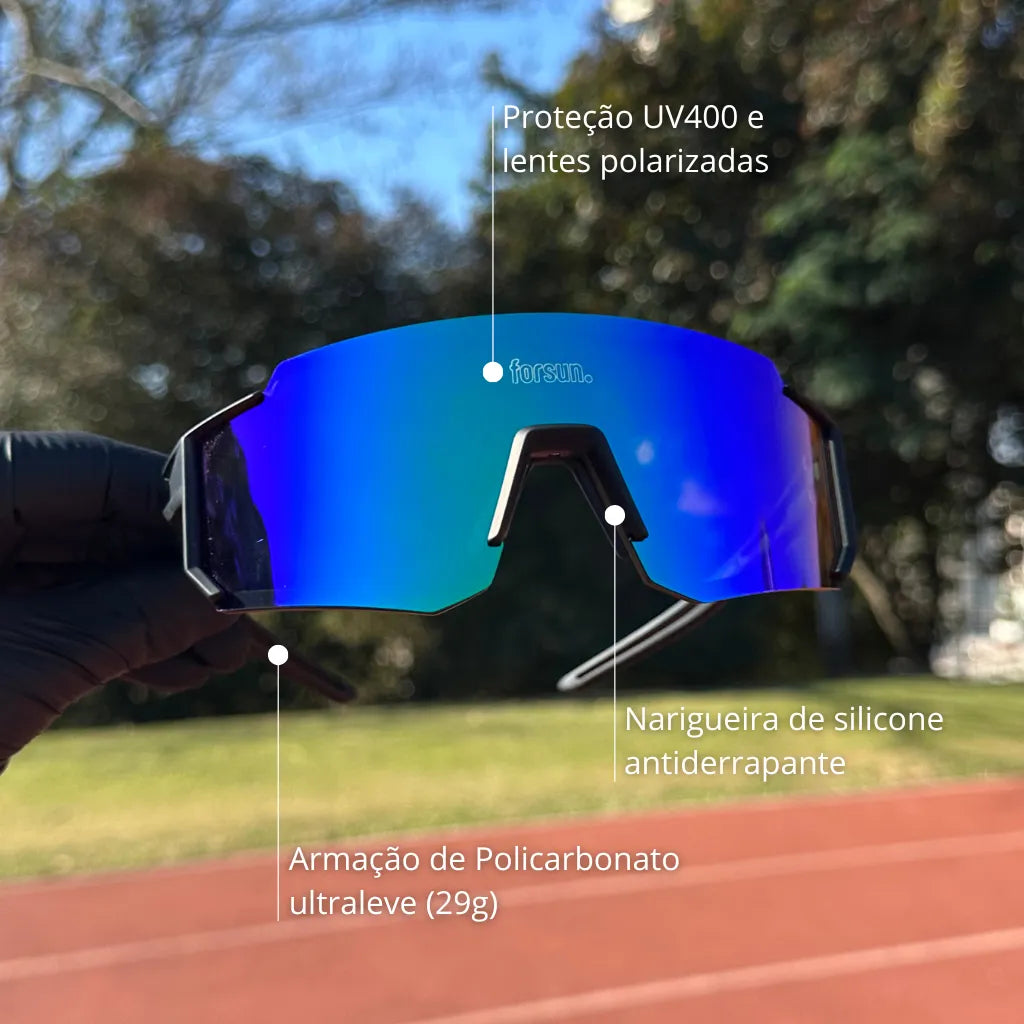 Performance Pro Forsun  - Óculos de Sol Esportivo para Corrida Ciclismo e Beach Tennis Baixa Pace
